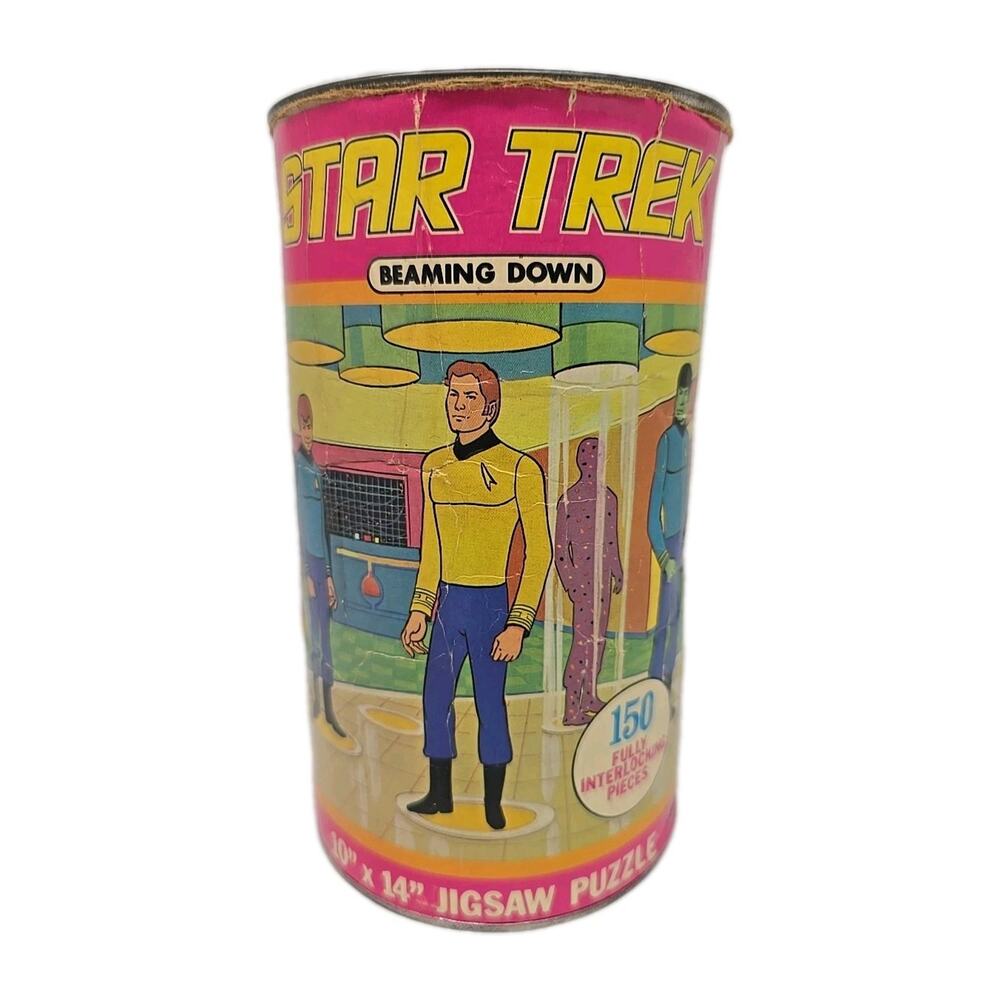 1974 Paramount Pictures Corp. Star Trek Beaming Down 150 Piece Puzzle 10" x 14"